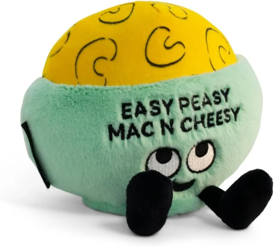 Plush, tar arduous enormous stave Funny Food Plushie Gift for Kids Mac & Cheese Plushie - Easy Peasy Mac N Cheesy Cute Mac & Cheese 