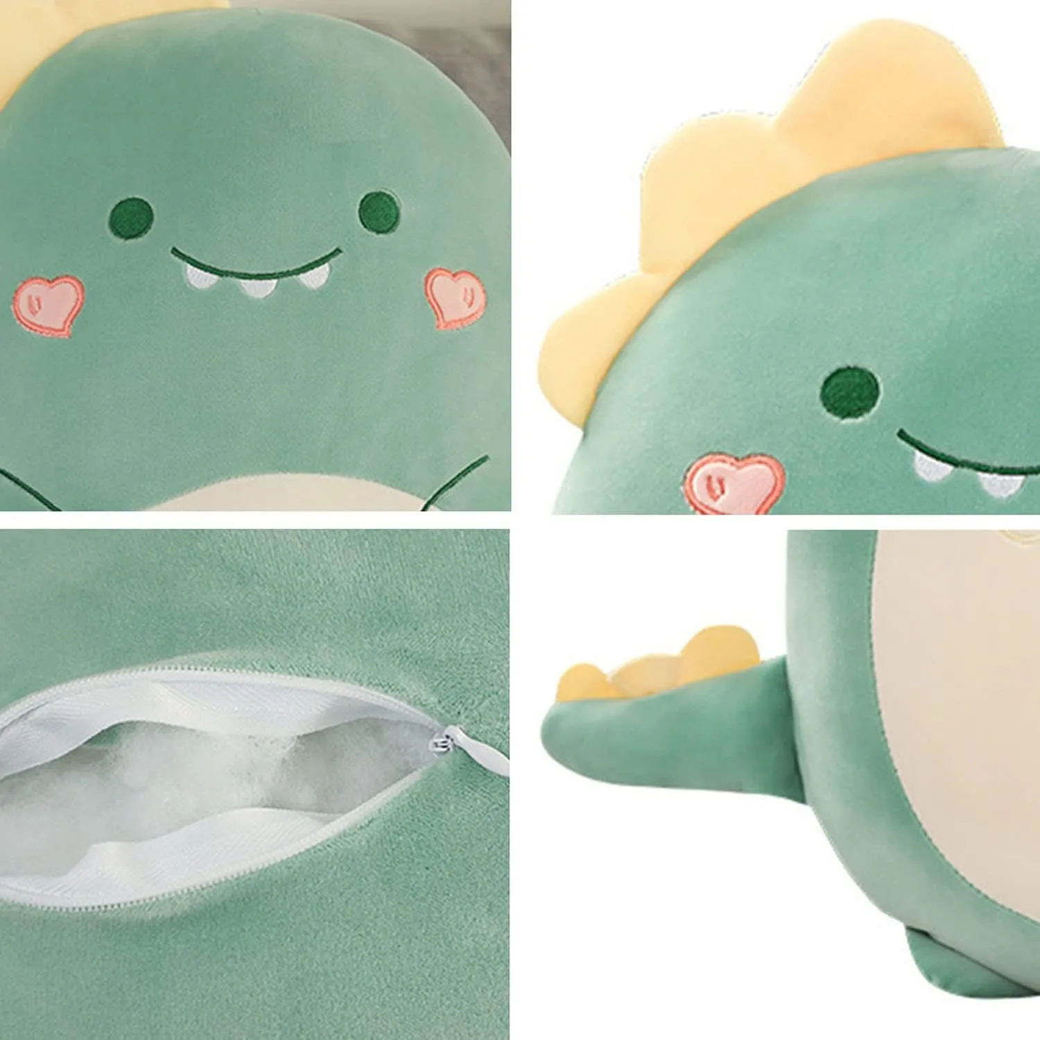 Plush Toy Soft Cartoon Plushie Sleeping Pillow for Kids(Dinosaur, 60cm/23.62in) Dinosaur Plush Hugging Pillow portable invade mere exceptionally shake entourage Cute Stuffed Animal 