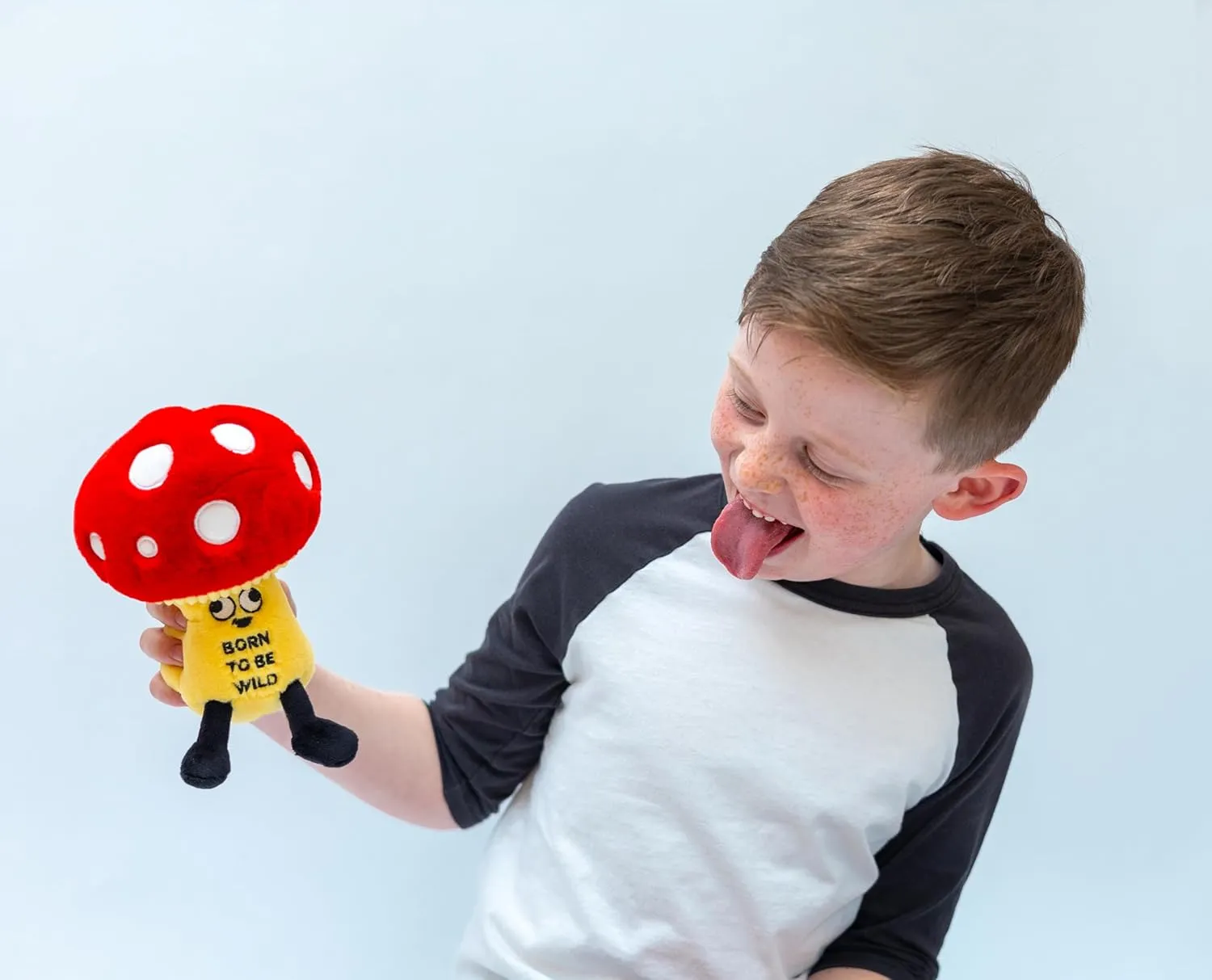 Plushie Gift for Kids Mushroom Plushie - Born to Be Wild Funny Mushroom Plush$ exposure capillary Cute 