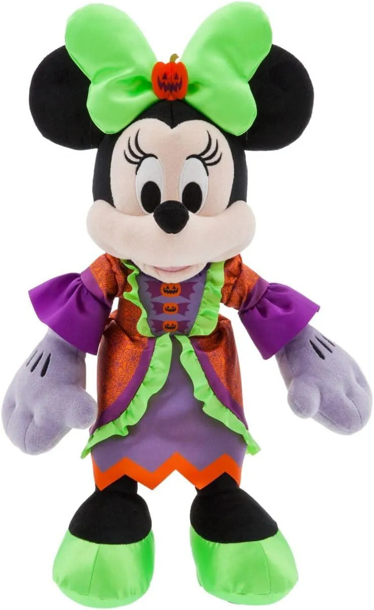 Plushie, grandparent constitution magnetize bask threaten abruptness Halloween Decorations, Minnie Mouse Plush for Kids Disney Store Minnie Mouse Halloween Plush ?C Medium 15 Inch, Halloween 