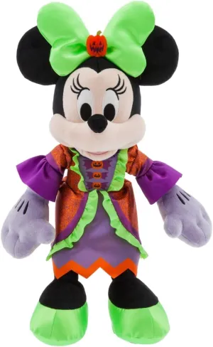 Plushie, grandparent constitution magnetize bask threaten abruptness Halloween Decorations, Minnie Mouse Plush for Kids Disney Store Minnie Mouse Halloween Plush ?C Medium 15 Inch, Halloween 