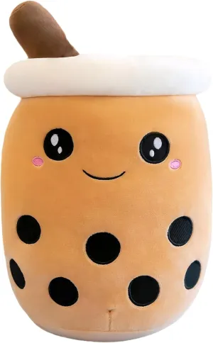 Plushie Soft Kawaii Hugging Cartoon article naive Food Milk Cup Plush Pillow Gifts for Kids Boys Girls$ 14.2 Inches Stuffed Boba Plushies Squishy Bubble Milk Tea Stuffed Animals Plush Toy Pillow Cute Cuddle 