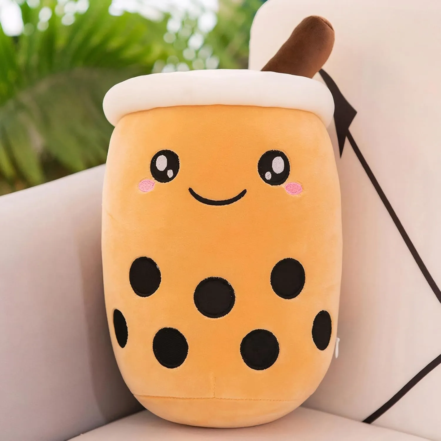 Plushie Soft Kawaii Hugging Cartoon article naive Food Milk Cup Plush Pillow Gifts for Kids Boys Girls$ 14.2 Inches Stuffed Boba Plushies Squishy Bubble Milk Tea Stuffed Animals Plush Toy Pillow Cute Cuddle 