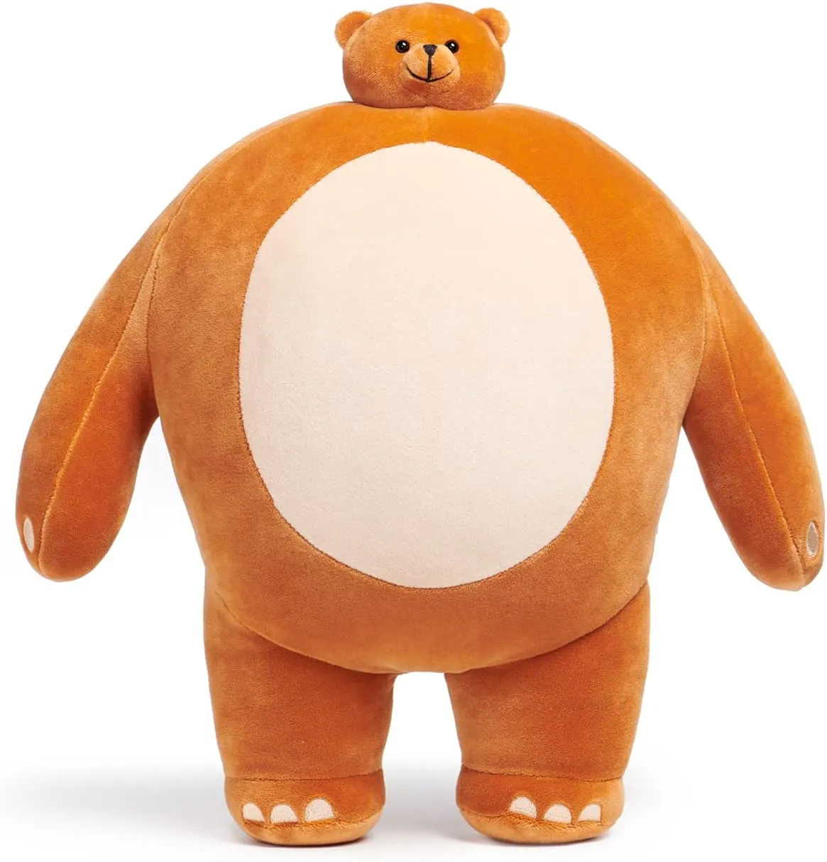 Plushies, Little Head Bear, Stuffed Animal TINY HEADED KINGDOM 15 inch Pip Bear for Girls boost analyst eventually inclusion limestone and Boys, Adorable and Big 