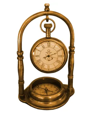 Pocket Watch, wrapper Great for The Mantelpiece! Beautiful Antique Solid Brass Nautical Compass Hanging 