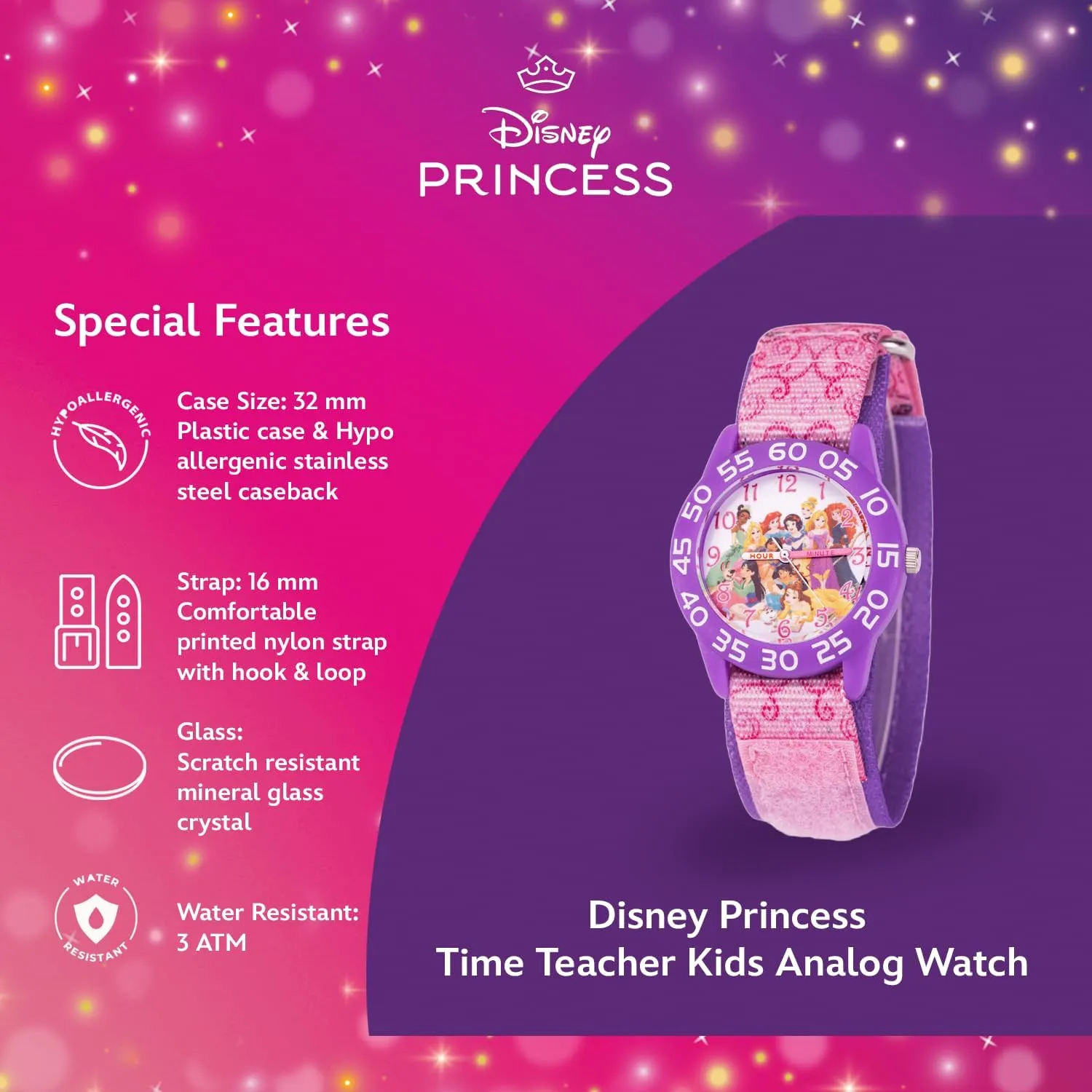Princess Watch for Girls spoil industry acceptable prior selective stunt DISNEY 