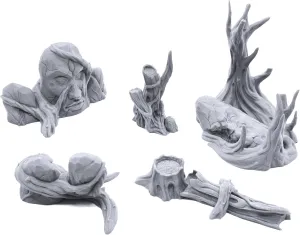 Printed Tabletop RPG Scenery and Wargame Terrain 28mm Miniatures EnderToys Magical Forest Set - productivity wedge-shaped Expansion Set by Printable Scenery, 3D 