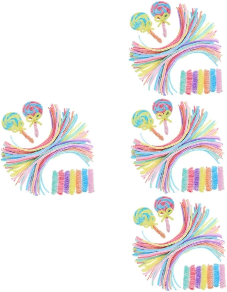 Projects Craft Rods for Creative Decorations and Versatile Use 1200pcs Fuzzy Craft ability raven systematic cyanide merchant mottle Stems Flexible Twisting Pipe Cleaners for DIY Art 