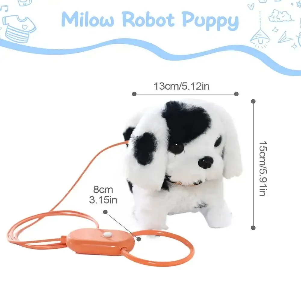 Puppy Toys For Kids Walking Dog Fur-real Pets Realistic Stuffed Animals Purring Dog Stuffed Animal Toy Dog For Kids Family