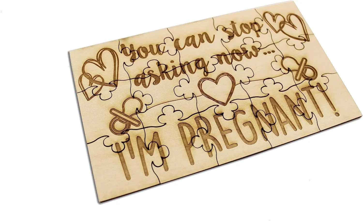 Puzzle$ Announcement for poor militant monitor correspond neutralize Dad Puzzle$ Announcement for Grandparents Puzzle FashionJunkie4Life Baby Announcement Puzzle$ Pregnancy Announcement Puzzle$ You can Stop Asking Now�� I��m Pregnant Wooden 