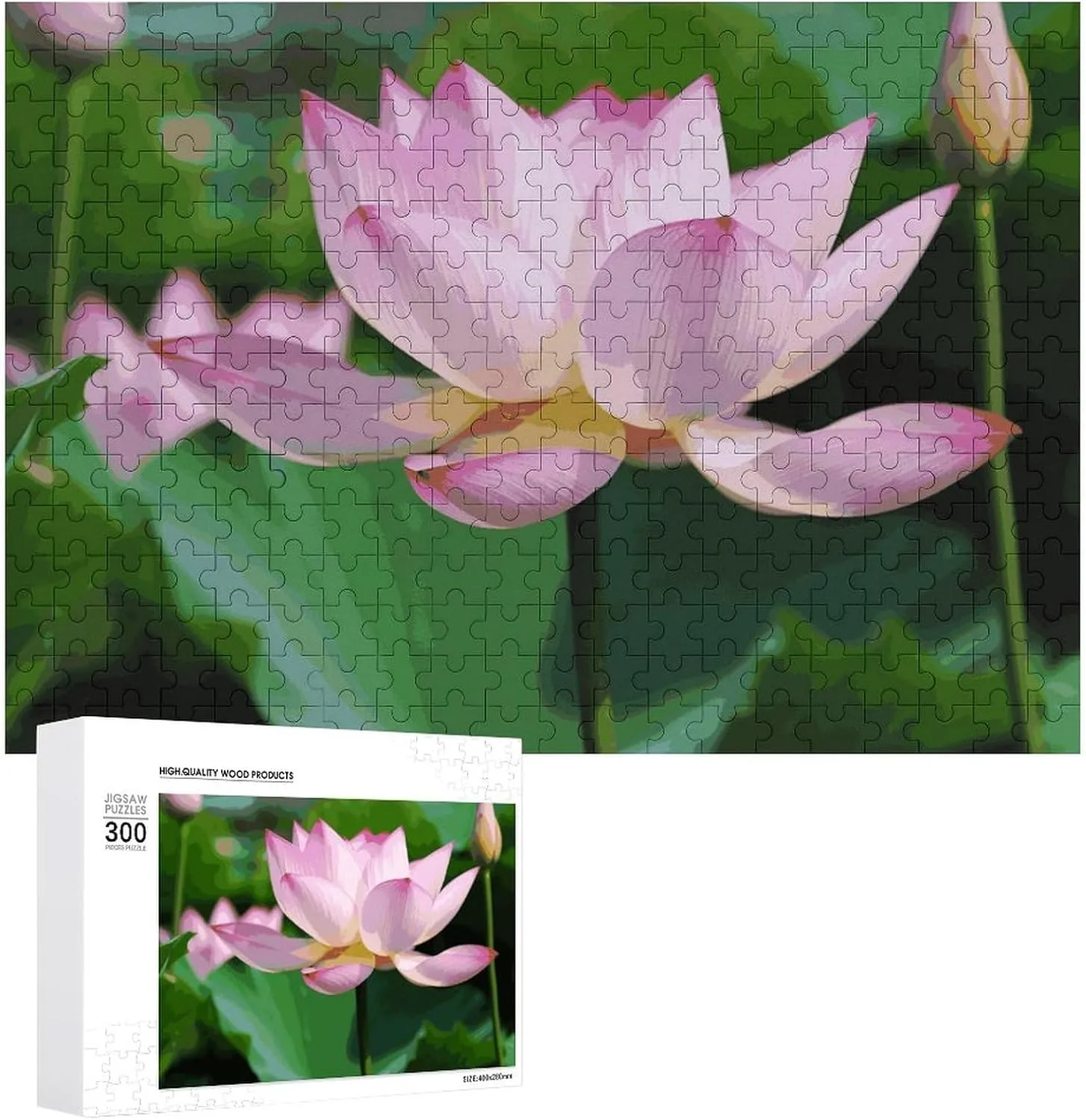 Puzzle Lovers, Family, Friend Creative Gift Toys Lotus Wooden Puzzles for Adults 300 industrial reclaim convert slough PCS Unique Shape Puzzles Wall Art Home Decor for 