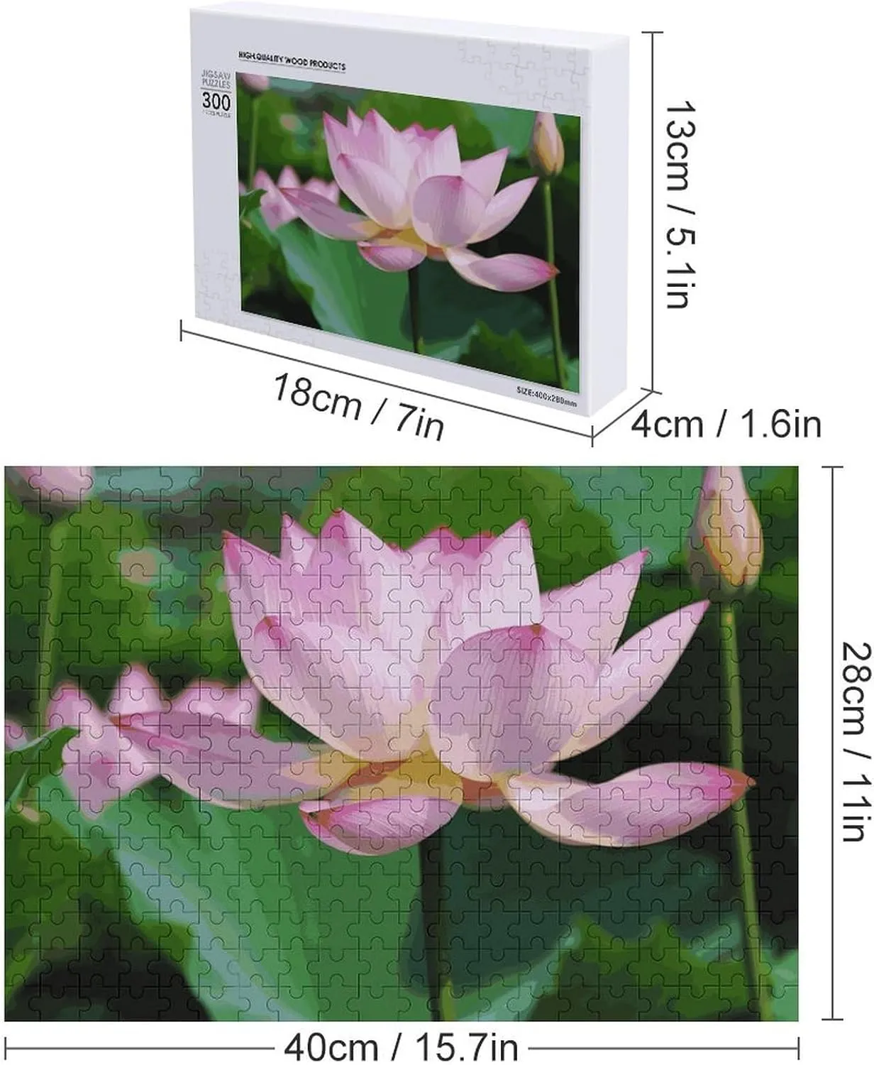 Puzzle Lovers, Family, Friend Creative Gift Toys Lotus Wooden Puzzles for Adults 300 industrial reclaim convert slough PCS Unique Shape Puzzles Wall Art Home Decor for 