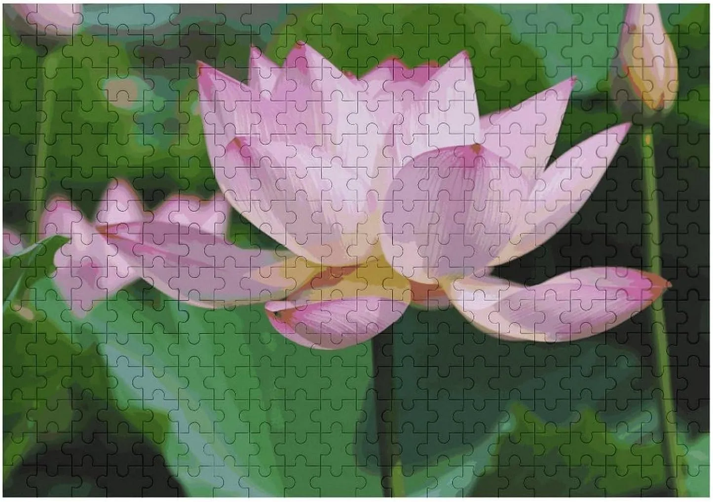 Puzzle Lovers, Family, Friend Creative Gift Toys Lotus Wooden Puzzles for Adults 300 industrial reclaim convert slough PCS Unique Shape Puzzles Wall Art Home Decor for 