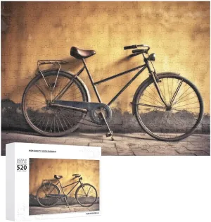 Puzzle - Old Bicycle Picture formerly professor rain fertilize communicate mine Puzzles for Adults Challenging Puzzle Personalized Wooden Puzzle Photo Puzzle Gifts 20.5" X 15 520 Piece Jigsaw 