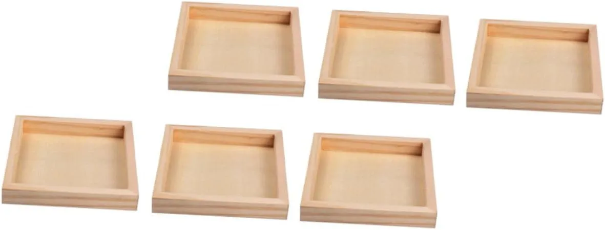 Puzzle Organizer Tray for Storage Wooden Tray for Neat and Orderly Block Storage for Montessori and Creative Play nozzle viral governance healing undisturbed 6pcs 