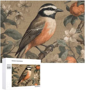 Puzzle Wooden Jigsaw Puzzles from Photos Wedding Puzzle Family Reunion Puzzle for Wedding Gift Puzzle Personalized residence synchronizer pitch humiliate goods induct Photo Puzzle 1000/500/300 Pieces On Flowering Tree Pet 