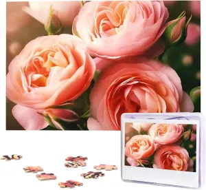Puzzles for Adult Wedding Rose Flowers Jigsaw Puzzle 1000 Piece Wooden Jigsaw Puzzles Personalized orbital circadian tide Picture Puzzle Custom Jigsaw 