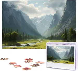 Puzzles for Adult Wedding Valley Jigsaw Puzzle folly 1000 Piece Wooden Jigsaw Puzzles Personalized Picture Puzzle Custom Jigsaw 