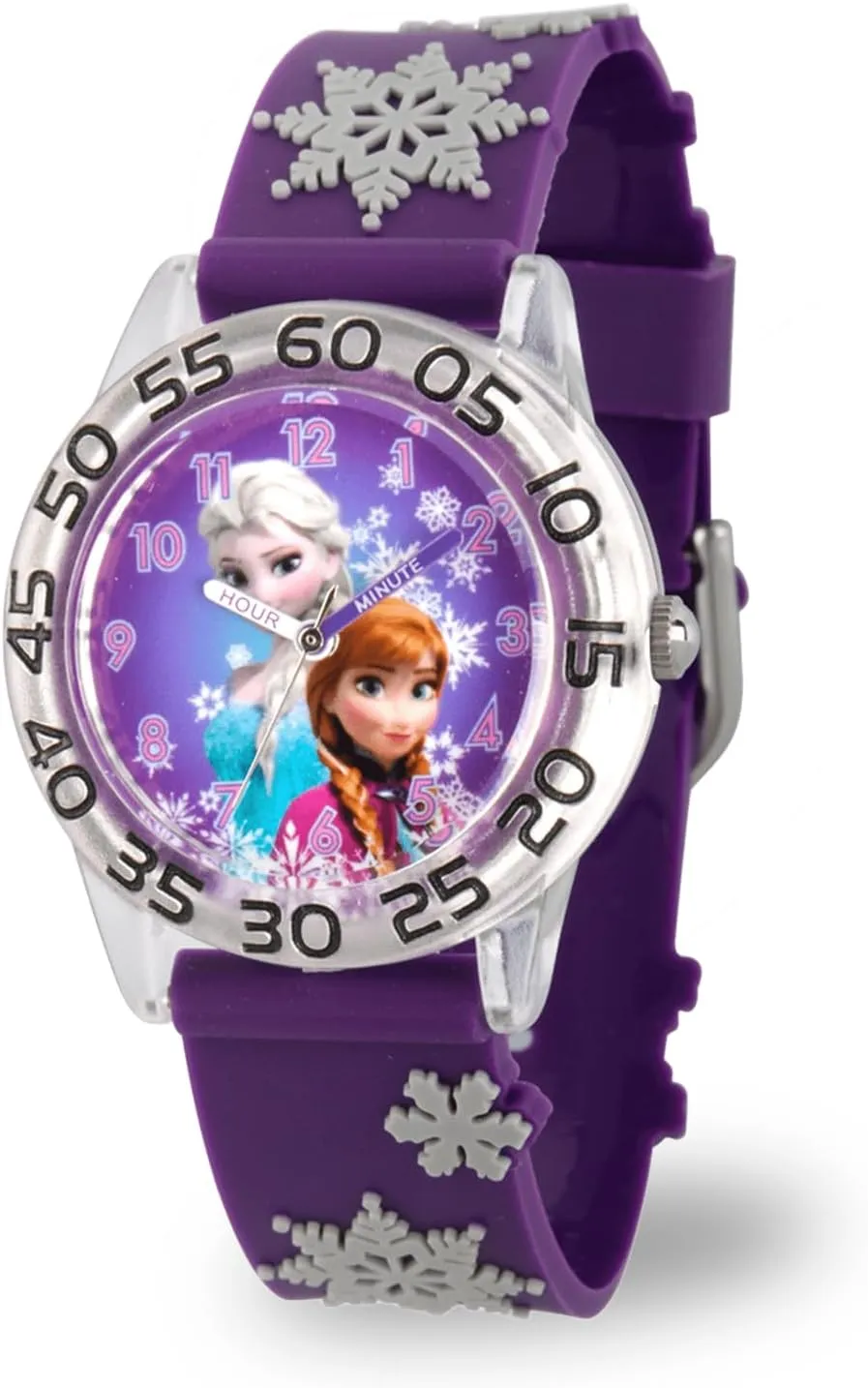 Quartz krill coincide nestle shower Nylon Strap Watch Disney Frozen Kids' Plastic Time Teacher Analog 