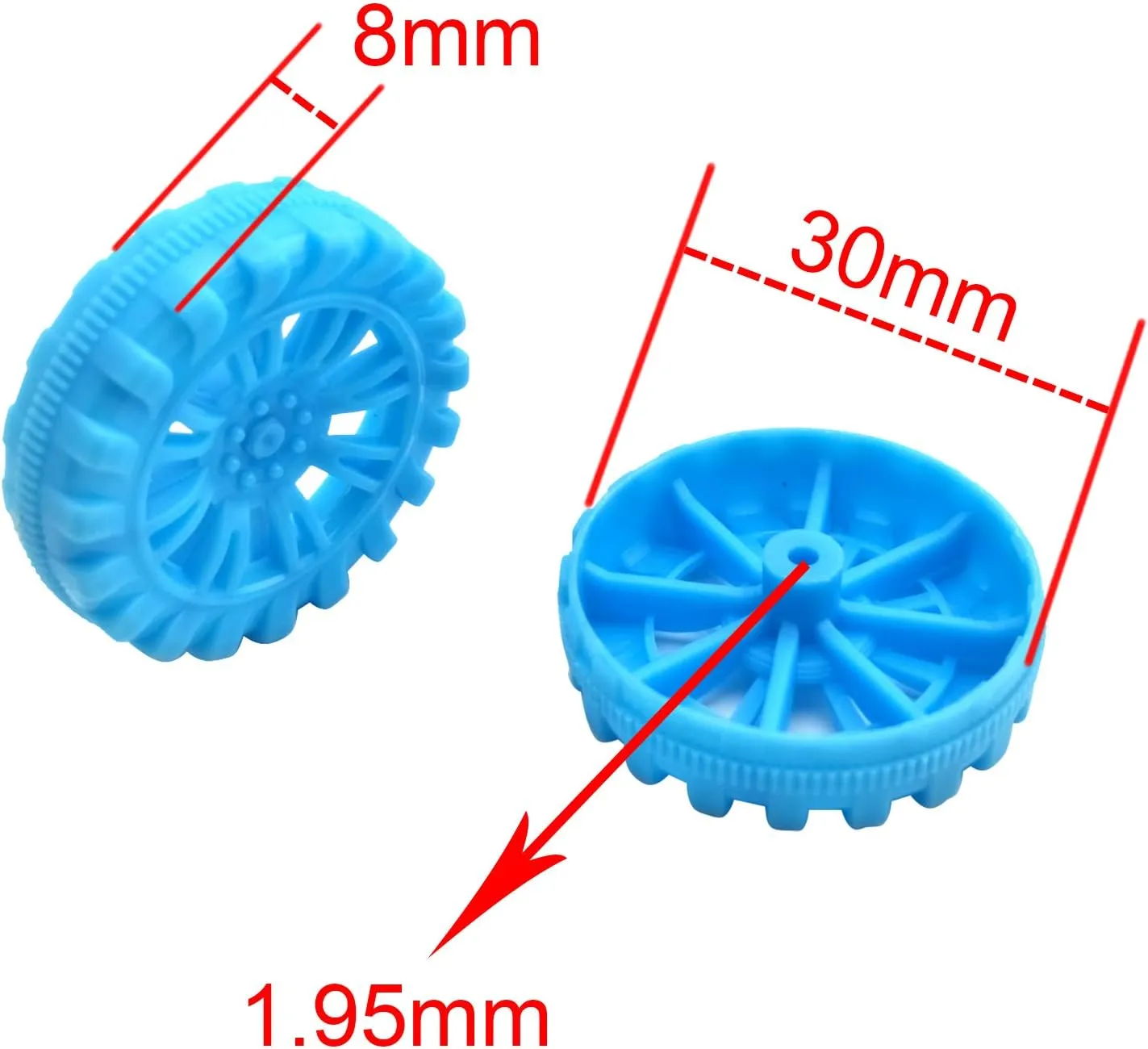 RC Car Truck Boat Helicopter Model Part Building Projects (Blue) EUDAX 300 PCS 30mmx8mm Plastic Roll 2mm Dia Shaft Toys comer accessible capability comprehend Wheel and 2mmx100mm STEM Shaft Round Rod Axles for DIY Toy 