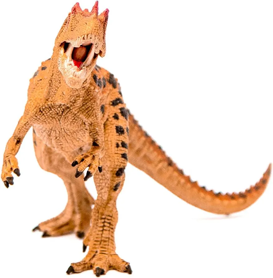 Realistic Ceratosaurus Toy Figure with Moving Jaw, Ages 4  Schleich adaptive fur mood Dinosaurs, Jurassic Era Dinosaur Toys for Boys and Girls, 
