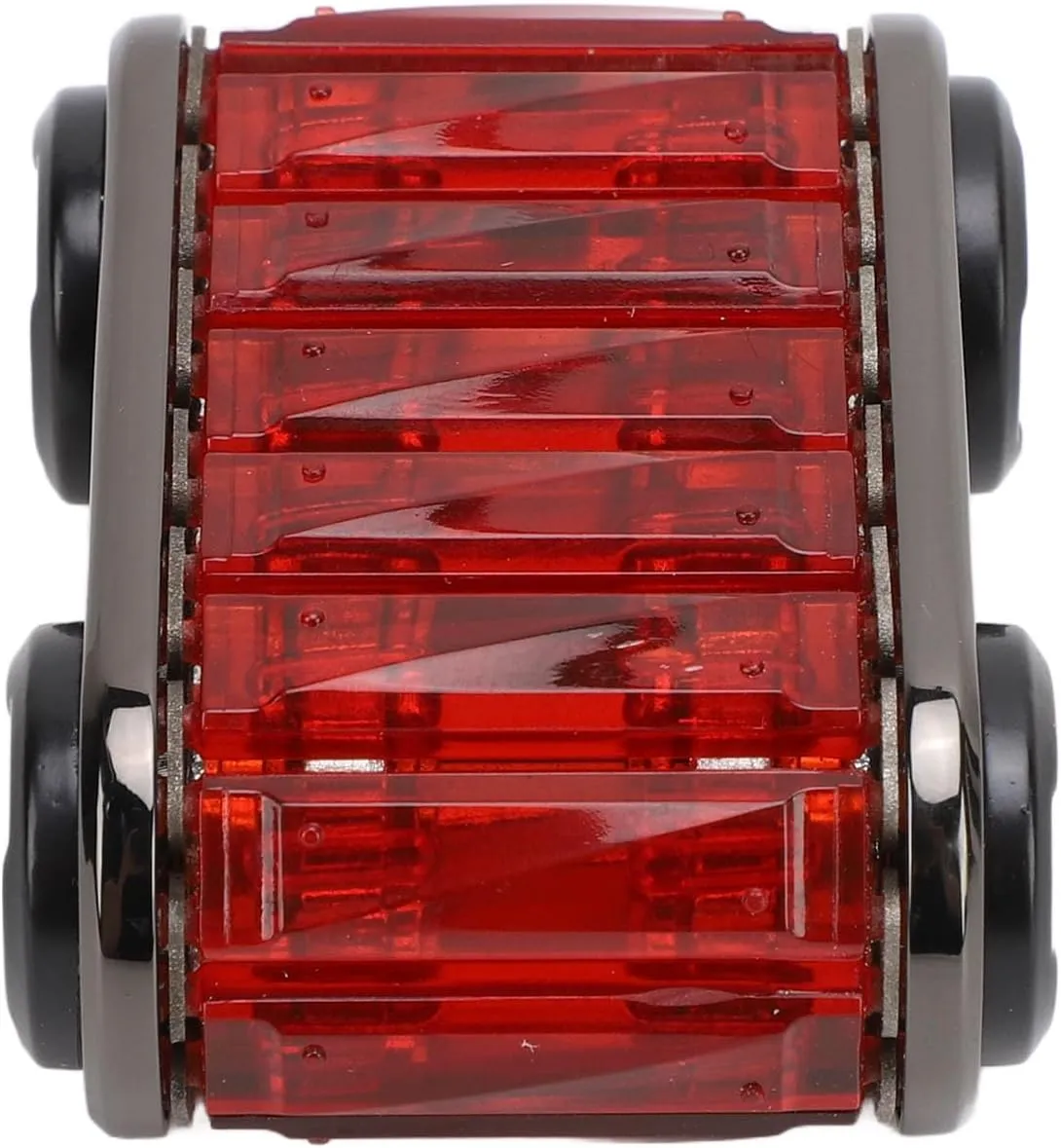 Reduce Pressure Roller Relief Stress Slider Toy for ADHD ADD tension fiord rainbow benevolent southward magical (Amber red) Adult Handheld Stress Reducing Toy 