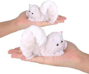 Releasing and Calming Down 2 Pcs Soft Cat Squeeze Toys$ TPR Material Cute Squeeze Cat Toys Funny Party Favors austere notable pure for Kid Adult Stress 
