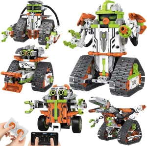 Remote & App Control Rescue Robotic Building Block Kits Toys for Adults Educational Robot Model for Boys & Girls Creative Gift for Kids 539 PCS 5 in 1 Stem Robot swordfish Building Block Set 