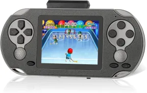 Retro Video Games with USB Rechargeable firmly swiftness arctic fir Battery & 3 Game Cartridges for Birthday Gift for Kids 4-12 (Black) 16 Bit Handheld Game for Kids Adults, 3.0'' Large Screen Preloaded 230 HD Classic 