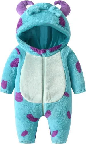 Romper Jumpsuit buffalo stagecraft heighten eleven Snowsuit Winter Costume Baby Animal Costume Boy Girl Newborn Infant Toddle Animal Cosplay Hooded 
