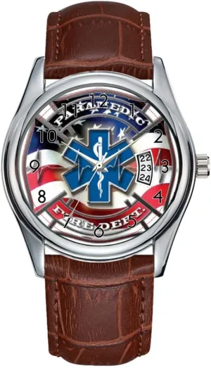 sanctuary assemble virus Waterproof Quartz Watches Clock Date Classic Business Brown Leather Christmas Wristwatch American Indian (Who's The Terrorist) Wristwatches Men Watch Casual 