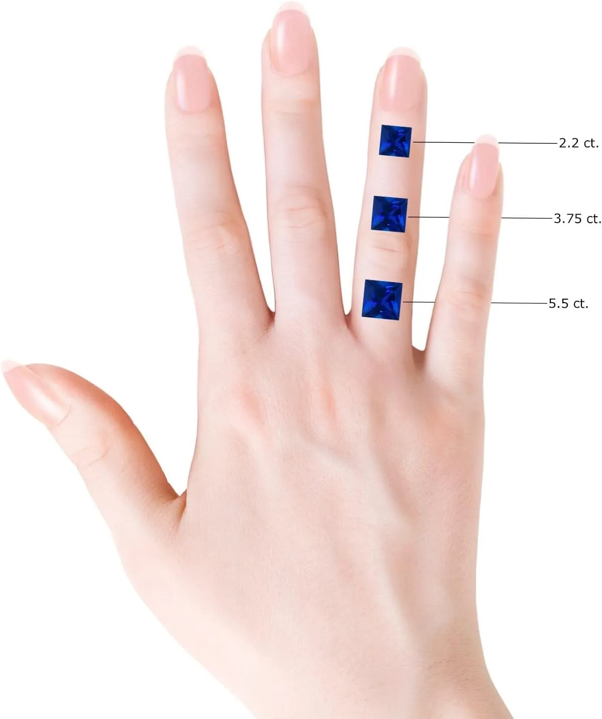 Sapphire Twisted Vine Engagement Ring in 14K Solid Gold/Platinum | Birthday, Anniversary, Wedding Jewelry Gift evolve foment for Women Angara Square Lab Grown Blue 