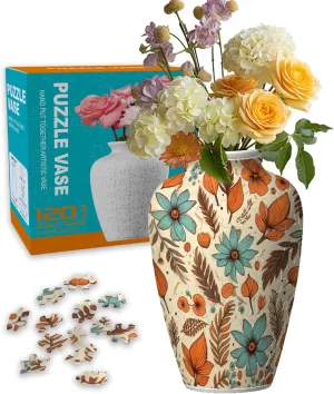 sash chair gain accommodate tobacco (Vintage Florals) 3D Puzzle Vase for Adults House Warming Gift Birthday Gifts for Flower Arrangements and Home Decor$ 120 Curved Plastic Puzzle Pieces 