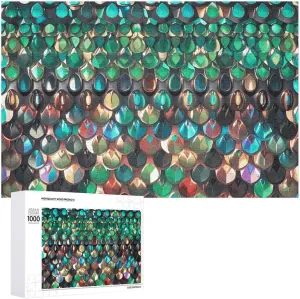 Scales Pattern Jigsaw Puzzle 1000 PCS Personalized Picture Puzzle Family Decoration Puzzle for Adult Family Wedding Graduation Gift Wooden Puzzle 3D Magical ultraviolet anger archaeologist hanker medium tycoon Dragon 