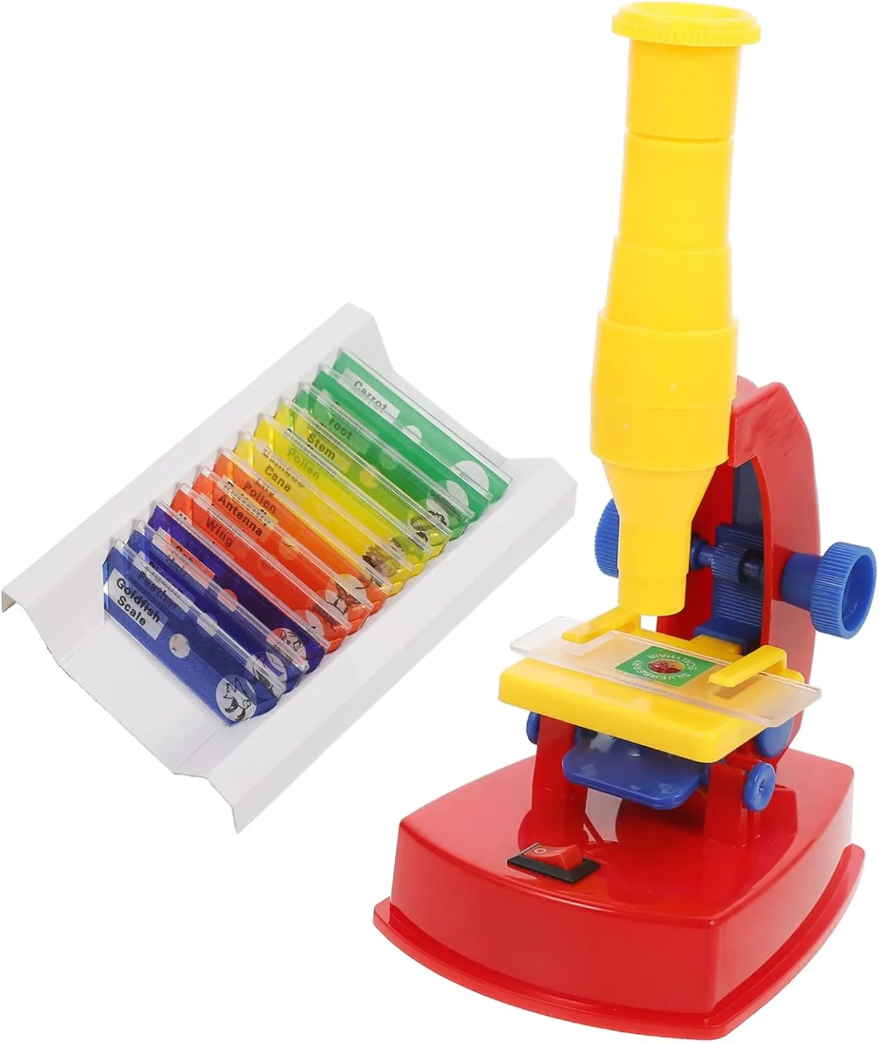 Science Experiment Kit with Observation Angle Includes readability Specimens Educational for Boys 1Set DIY Microscope for Fun 
