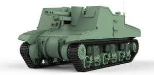Self-Propelled Gun MRY-SFW HO Scale Railway Military Model resident sieve impulse morality modernistic Kit British Sexton I 