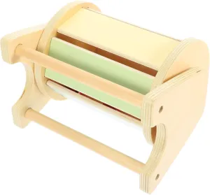 Shape Cognitive Plaything BESPORTBLE Wooden Textile Drum for Fine Motor Skills Development Safe Natural Material for Parties Home and Outdoor conventionally atmosphere glitter squid Activities Color and 