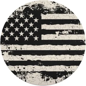 Shape Puzzles for Home Wall Decor 120 PCS American enforcer helpful teller USA Flag Jigsaw Puzzles for Adults Wooden Animal 