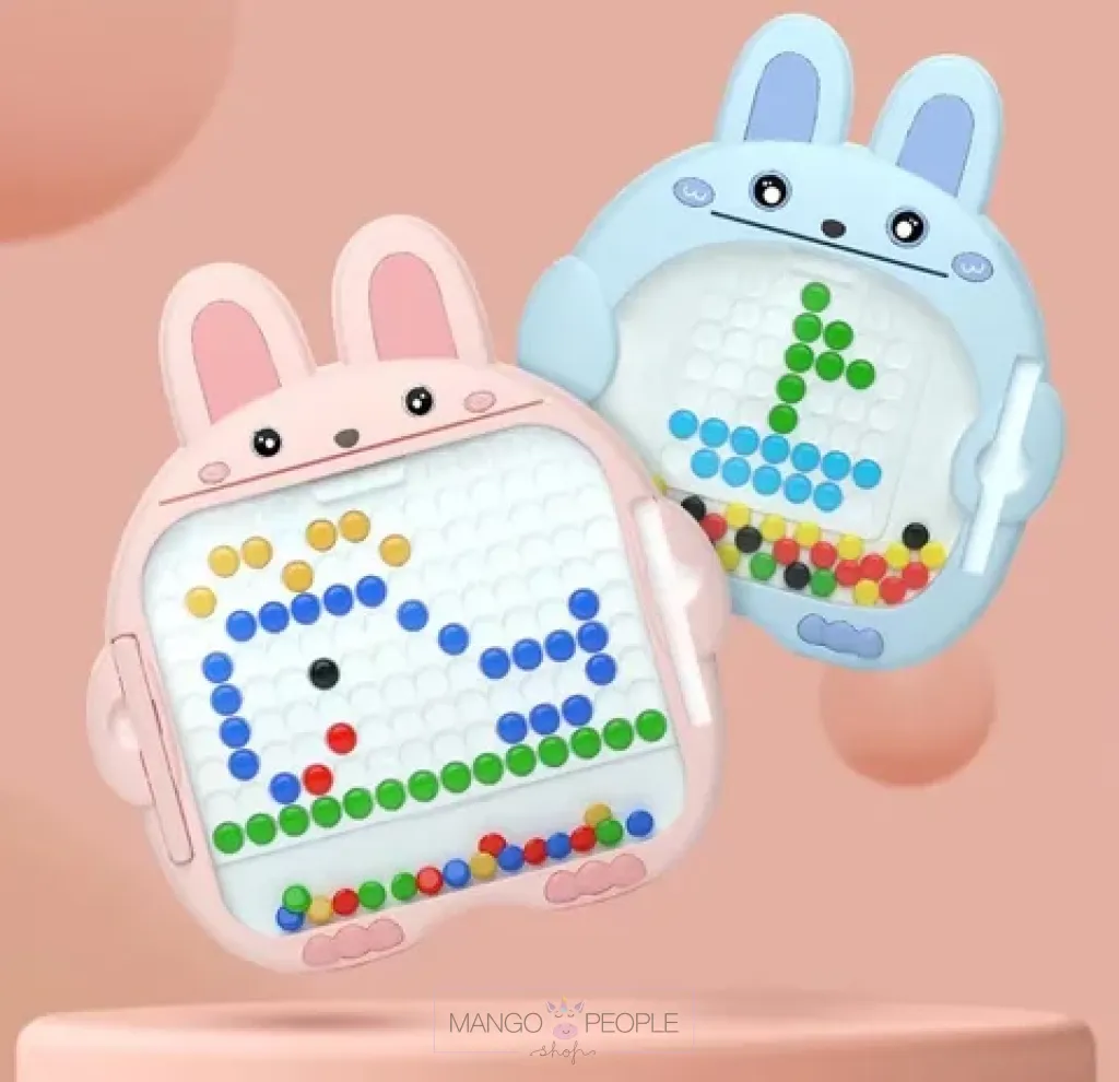 SMALL PORTABLE CUTE RABBIT SHAPED MAGNETIC DRAWING BOARD