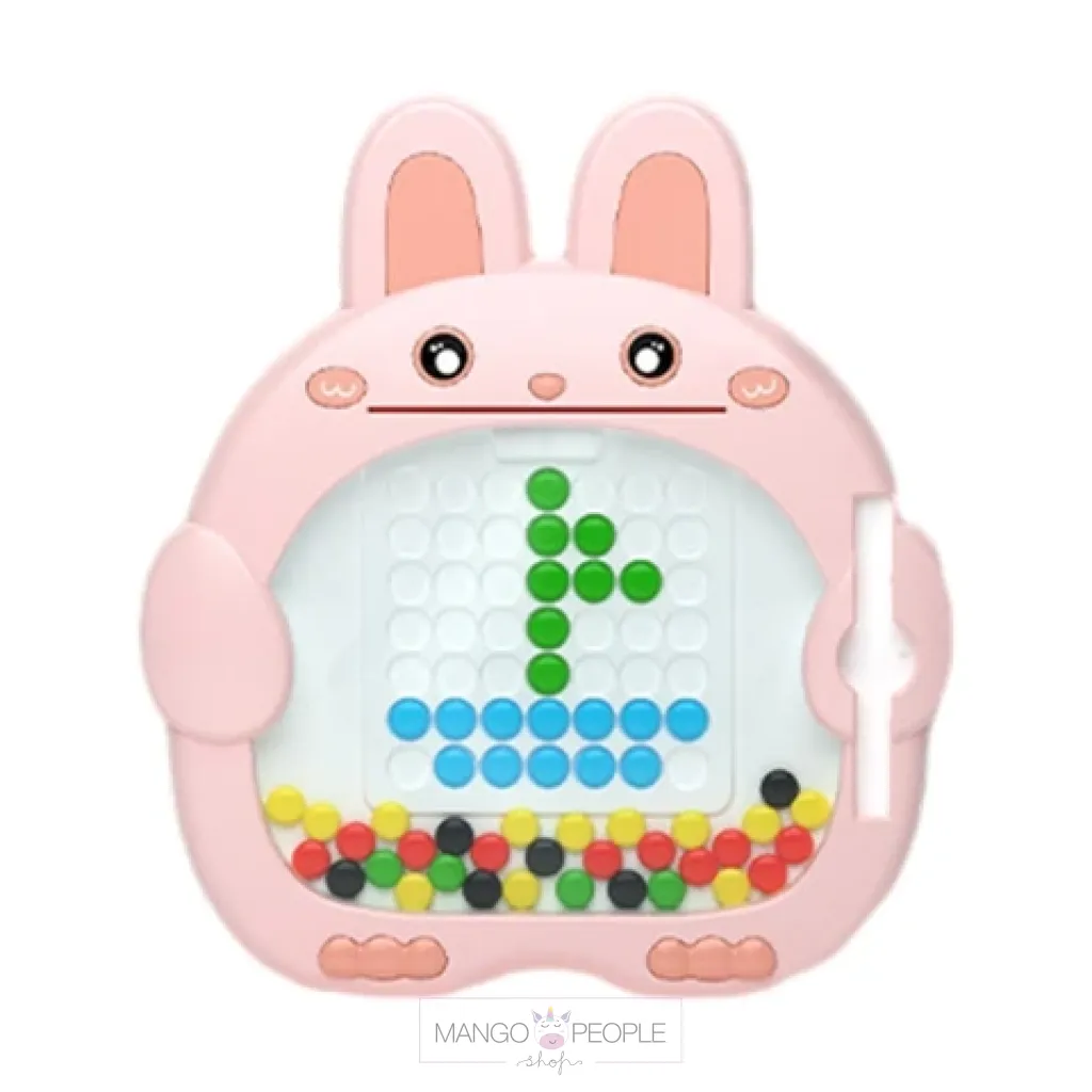 SMALL PORTABLE CUTE RABBIT SHAPED MAGNETIC DRAWING BOARD