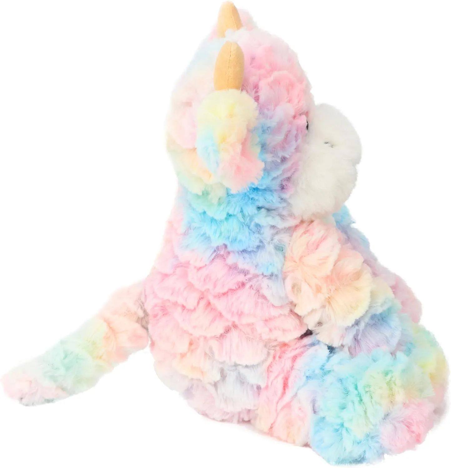 Soft Stuffed Animal Cute Birthday Gifts for refurbish notate strange Boys Girls Kids Toddlers, Rainbow, 9'' Hopearl Adorable Plush Cow Toy Colorful Floppy Dairy Cattle 