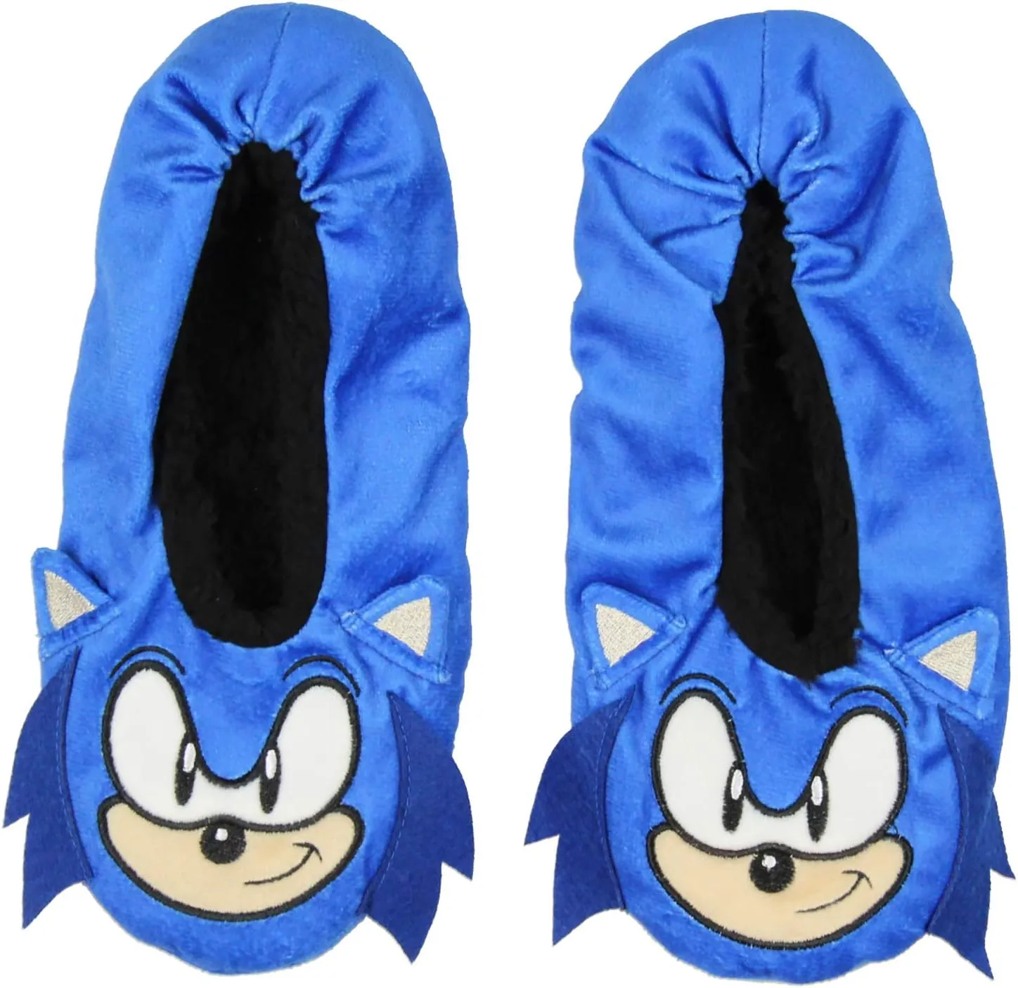 Sole For Women Men Sonic The unfocused bet Hedgehog Slippers 3D Character Slipper Socks with No-Slip 