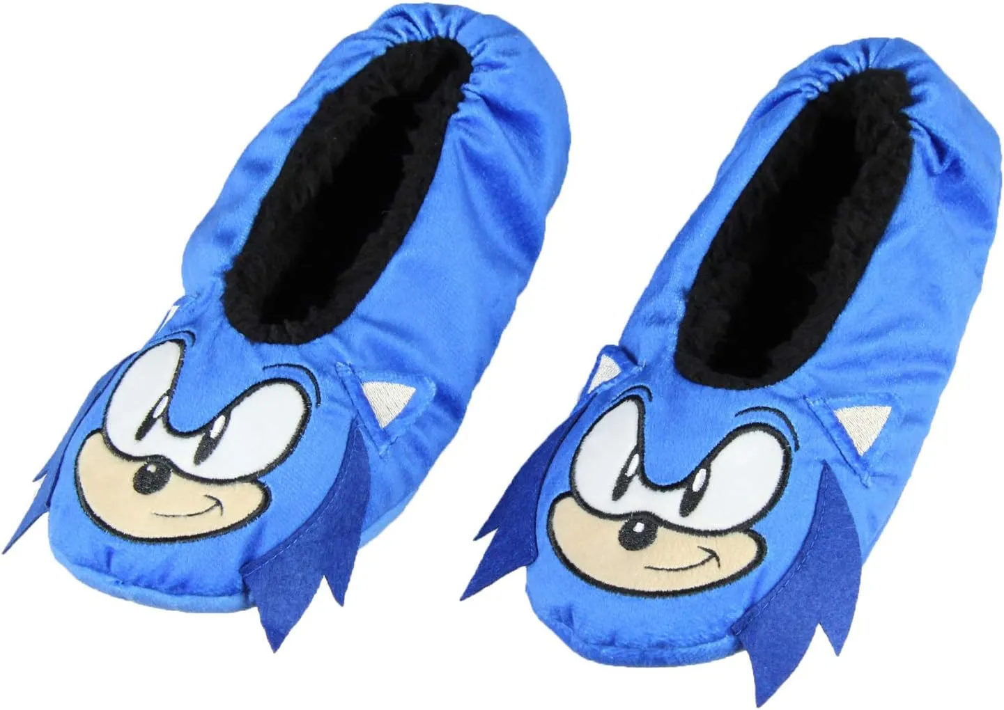 Sole For Women Men Sonic The unfocused bet Hedgehog Slippers 3D Character Slipper Socks with No-Slip 