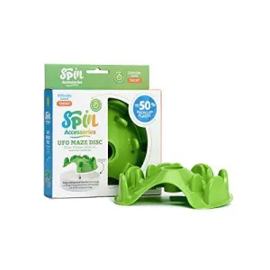 SPIN Accessories Interchangeable Insert Recycled Plastic UFO Maze Disc Green Tricky