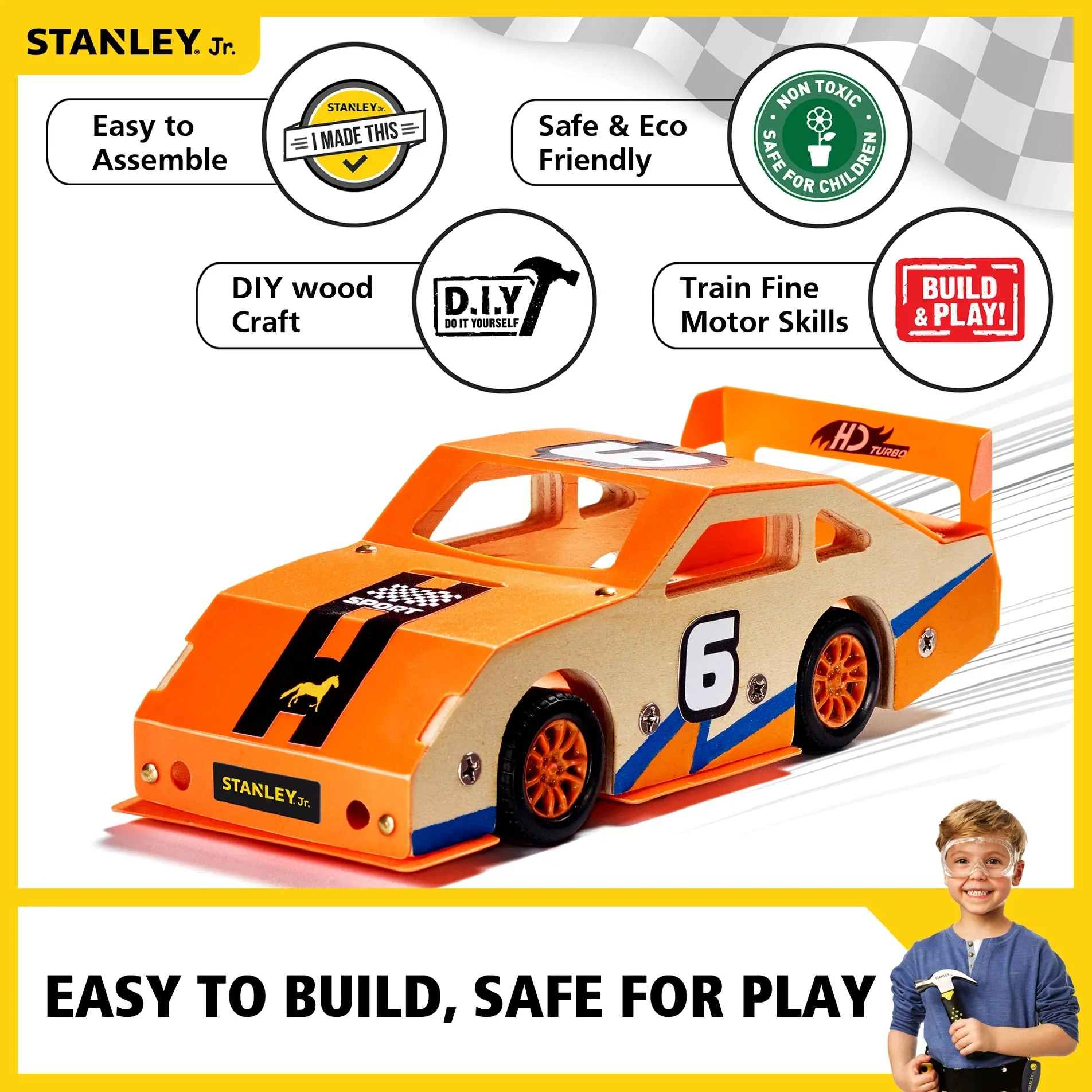 Stanley Jr. Race Car Kit