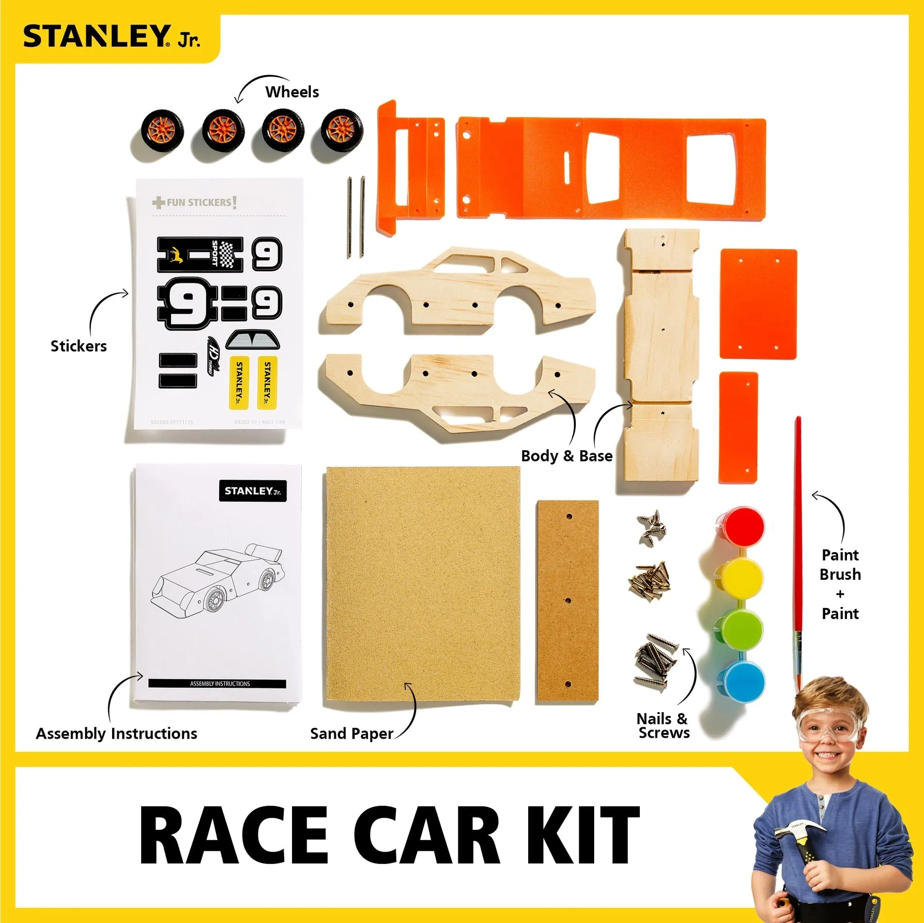 Stanley Jr. Race Car Kit