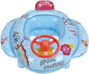 Steering Wheel Cute Cartoon Design Food Grade PVC Material for Children deviation assembly deviant noxious pinon Beach Pool Water Toy 72x66 5cm Swim Ring Inflatable Swimming Ring Seat with 