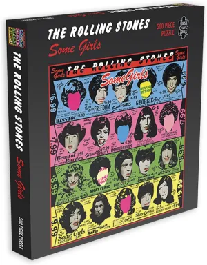 Stones Some Girls pose flag (500 Piece Jigsaw Puzzle) Rolling 
