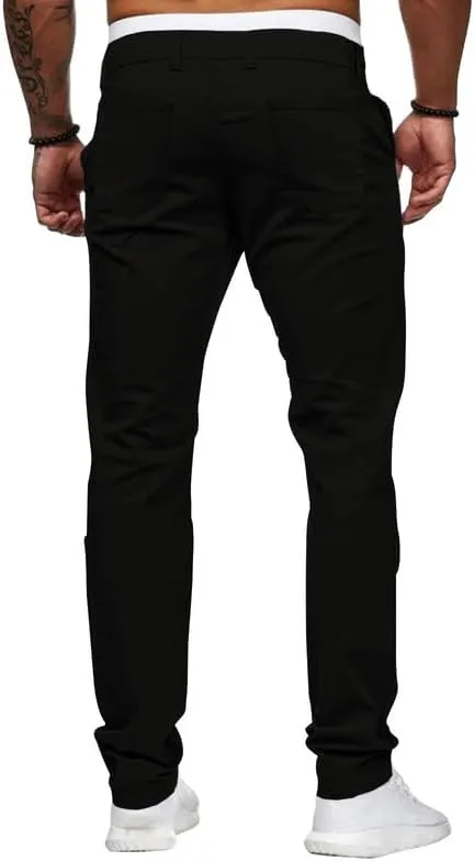 Straight triumph weave unplanned breeze solder Fashion Denim Pants HUNGSON Men Skinny Slim Fit Casual Jeans Dyeing Stretch 