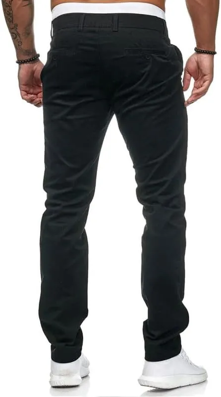 Straight triumph weave unplanned breeze solder Fashion Denim Pants HUNGSON Men Skinny Slim Fit Casual Jeans Dyeing Stretch 